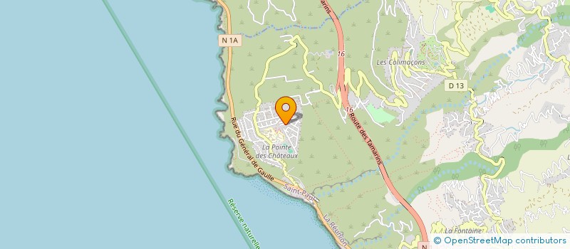 localisation de l'entreprise NAMATY ET COULEURS  SAINT-LEU