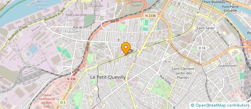 localisation de l'entreprise NAMAZ  LE PETIT-QUEVILLY