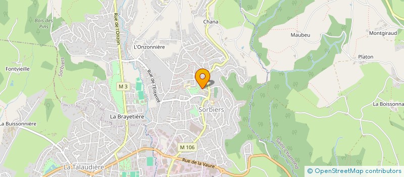 localisation de l'entreprise NAMBUDO à SAINT-ETIENNE
