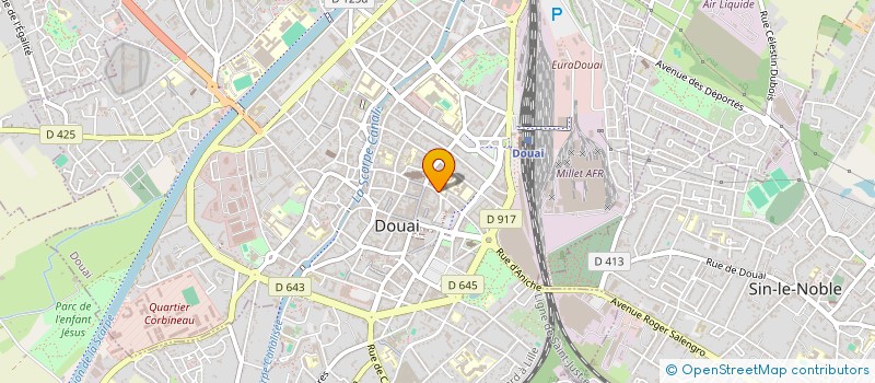 localisation de l'entreprise NAMC à DOUAI