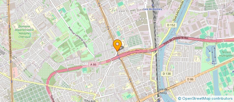 localisation de l'entreprise NAMCHOK SPA  THIAIS