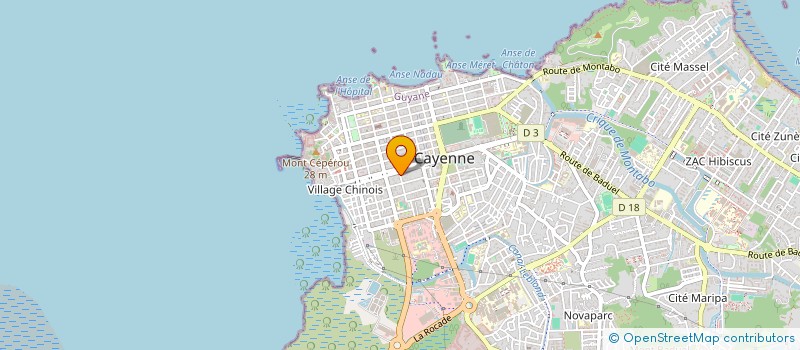 localisation de l'entreprise NAMDEALS  CAYENNE