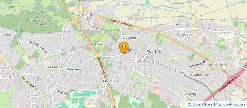 localisation de l'entreprise NAME72050374  EYSINES