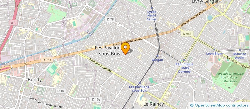 localisation de l'entreprise NAMEK  LES PAVILLONS-SOUS-BOIS