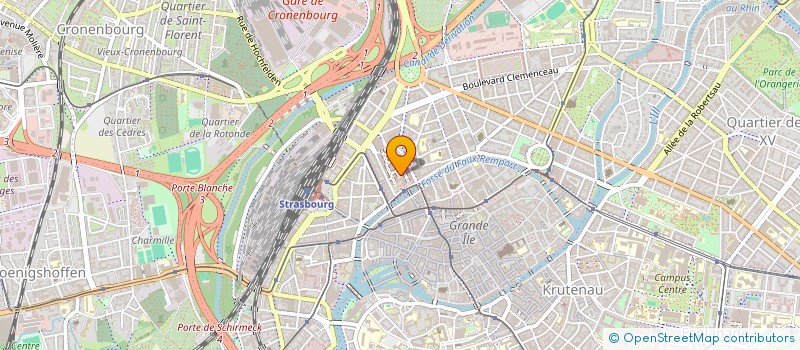 localisation de l'entreprise NAMEK  STRASBOURG