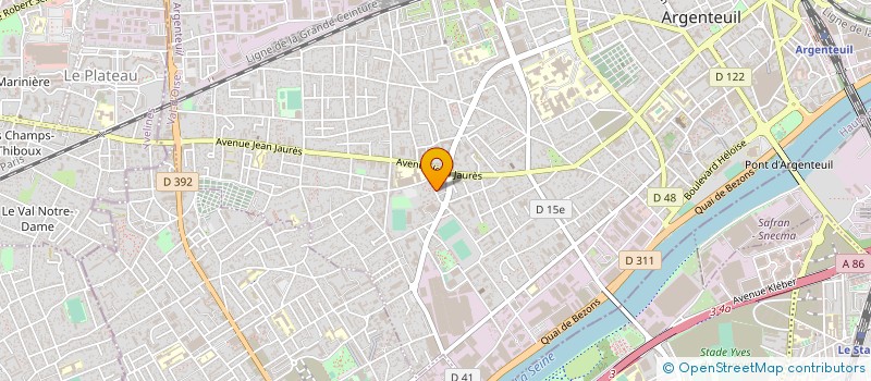 localisation de l'entreprise NAMELAN à ARGENTEUIL