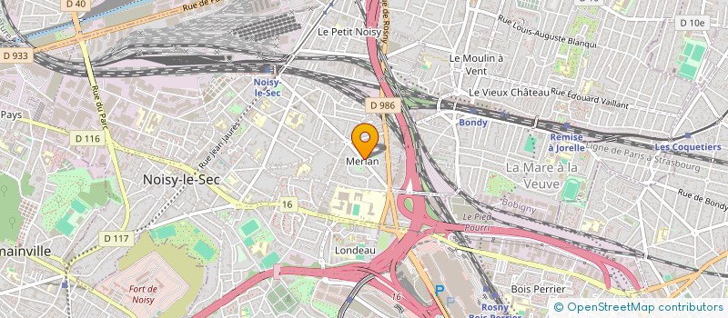 localisation de l'entreprise NAMELYA à NOISY-LE-SEC