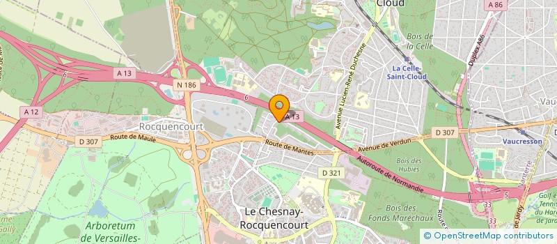 localisation de l'entreprise NAMERIA  LA CELLE-SAINT-CLOUD