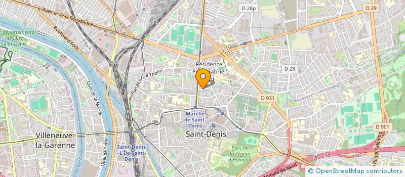 localisation de l'entreprise NAMETOU à SAINT-DENIS