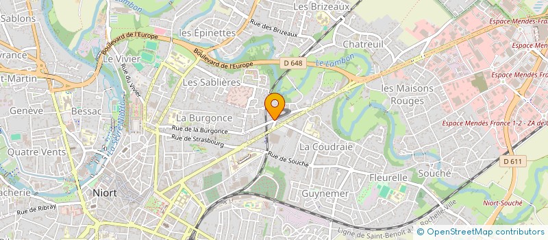 localisation de l'entreprise NAMI à NIORT
