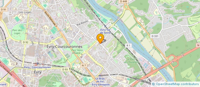 localisation de l'entreprise NAMIMARU SHA  EVRY-COURCOURONNES