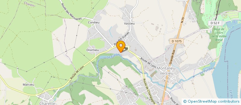 localisation de l'entreprise NAMIN CONSTRUCTION  PORCIEU-AMBLAGNIEU