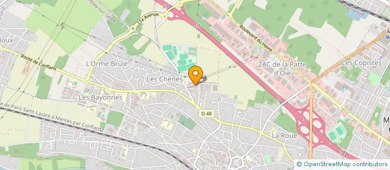 localisation de l'entreprise NAMIRIS  VERNEUIL-SUR-SEINE