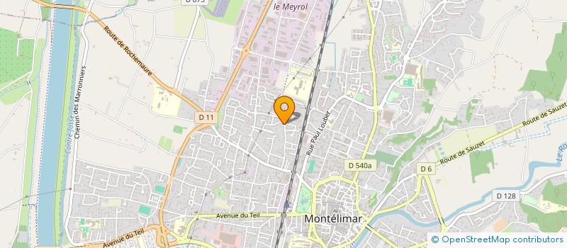 localisation de l'entreprise NAMJIR AUTO 26 à MONTELIMAR