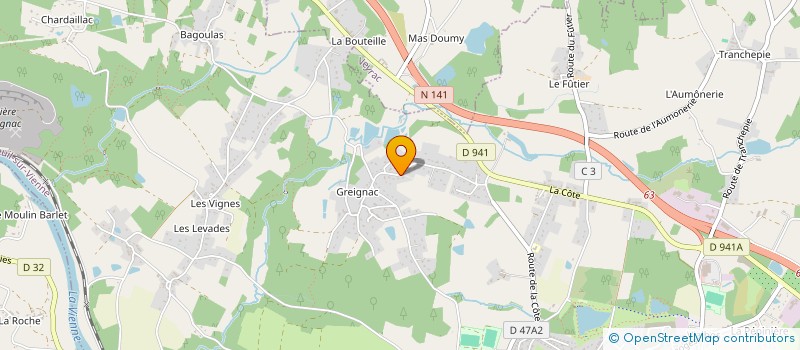 localisation de l'entreprise NAMM  VERNEUIL-SUR-VIENNE