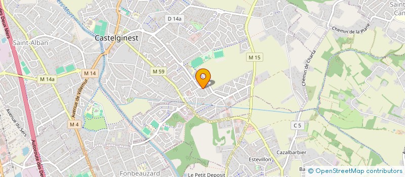 localisation de l'entreprise NAMMA LOGIS  CASTELGINEST