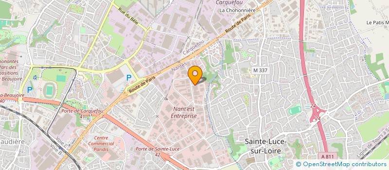 localisation de l'entreprise NAMNET CREATION à NANTES