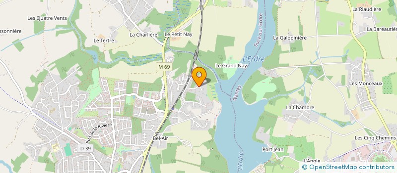 localisation de l'entreprise NAMNETE  LA CHAPELLE-SUR-ERDRE