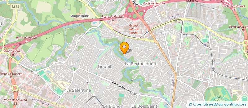 localisation de l'entreprise NAMNETES IMMO à ORVAULT