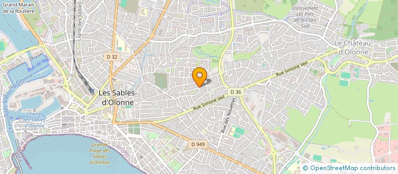 localisation de l'entreprise NAMO à LES SABLES D'OLONNE