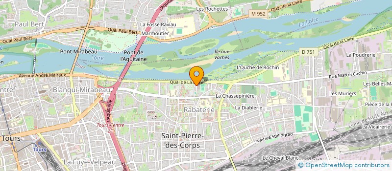 localisation de l'entreprise NAMO IMMO-INVESTISSEMENT  SAINT-PIERRE-DES-CORPS