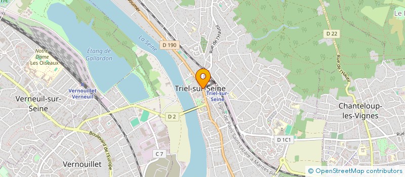 localisation de l'entreprise NAMOR à TRIEL-SUR-SEINE