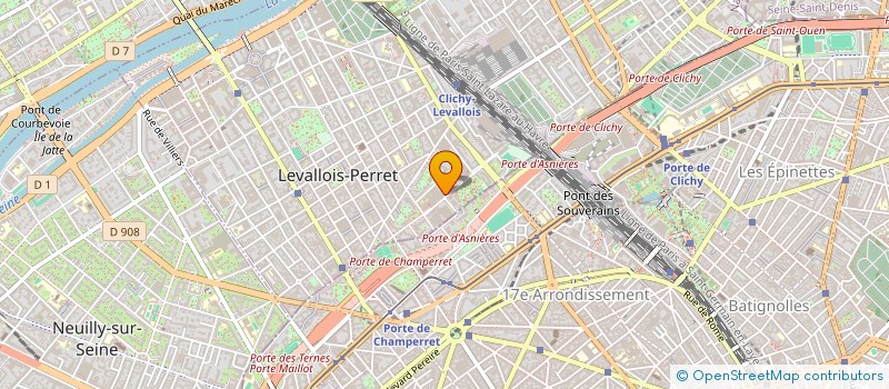 localisation de l'entreprise NAMOR à LEVALLOIS-PERRET