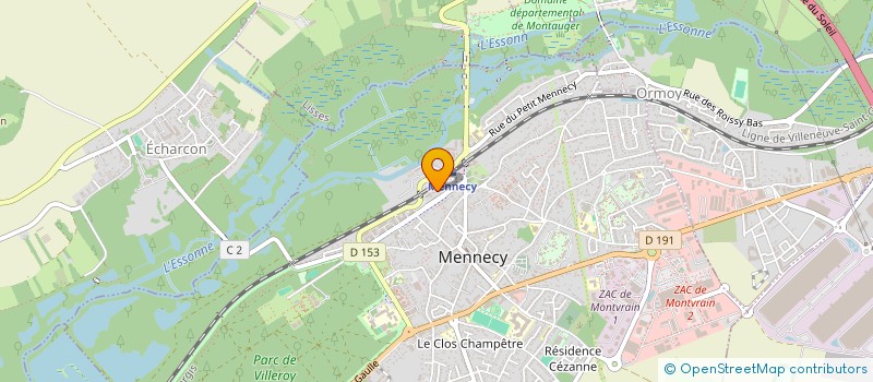 localisation de l'entreprise NAMOUNE TAXI à MENNECY