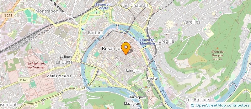 localisation de l'entreprise NAMOWI à BESANCON