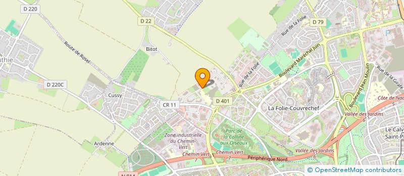 localisation de l'entreprise NAMP  SAINT-CONTEST