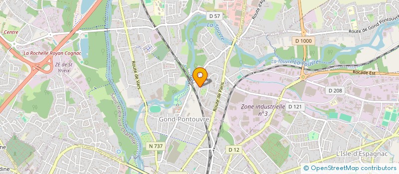 localisation de l'entreprise NAMS  GOND-PONTOUVRE