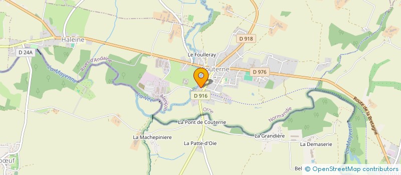 localisation de l'entreprise NAMUAN'  LA FERTE MACE