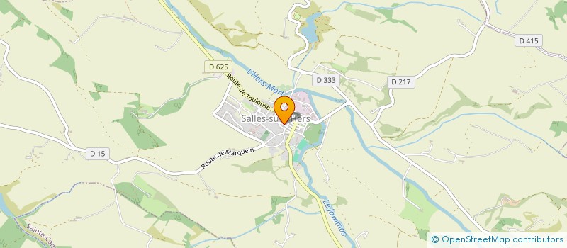 localisation de l'entreprise NAMUKA  SALLES-SUR-L'HERS