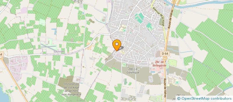 localisation de l'entreprise NAMY SOLAR  SERIGNAN