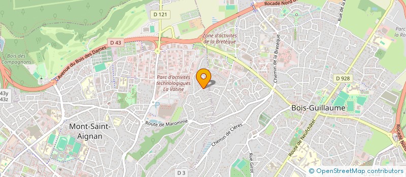 localisation de l'entreprise NAMYAN  MONT-SAINT-AIGNAN