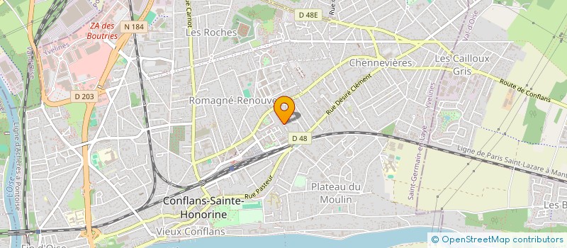 localisation de l'entreprise NAMYR  CONFLANS-SAINTE-HONORINE