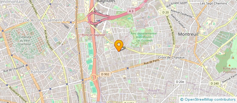localisation de l'entreprise NAN BEI à BAGNOLET