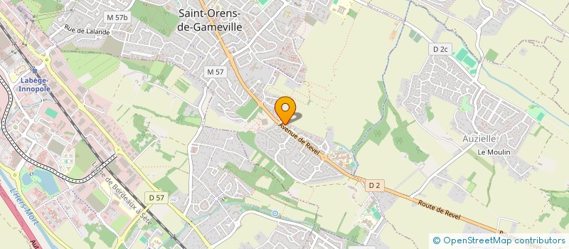 localisation de l'entreprise NAN BURGER à SAINT-ORENS-DE-GAMEVILLE