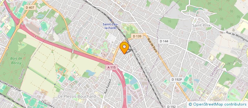 localisation de l'entreprise NAN'S & CO.  SAINT-LEU-LA-FORET