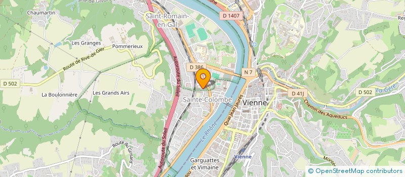 localisation de l'entreprise NAN'SO  VIENNE