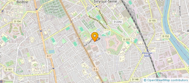 localisation de l'entreprise NANA à VITRY-SUR-SEINE