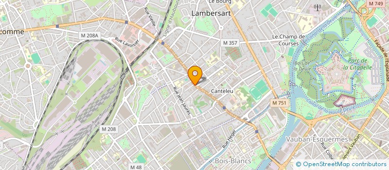 localisation de l'entreprise NANA à LILLE