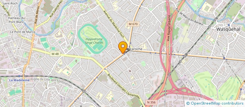 localisation de l'entreprise NANA à MARCQ-EN-BARŒUL