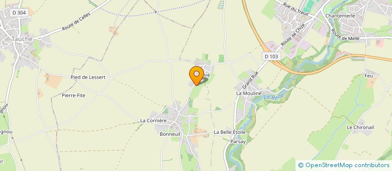 localisation de l'entreprise NANA  CELLES-SUR-BELLE