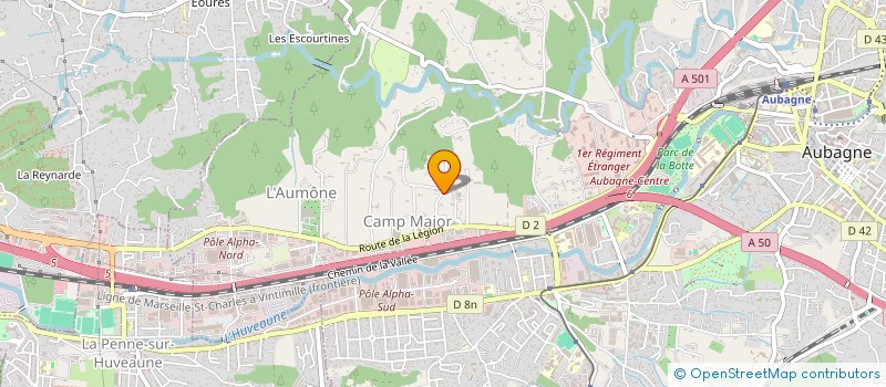localisation de l'entreprise NANA à AUBAGNE