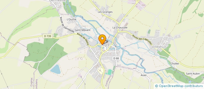 localisation de l'entreprise NANA  AIGRE