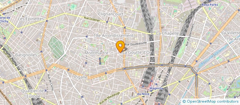 localisation de l'entreprise NANA BEAUTE  PARIS