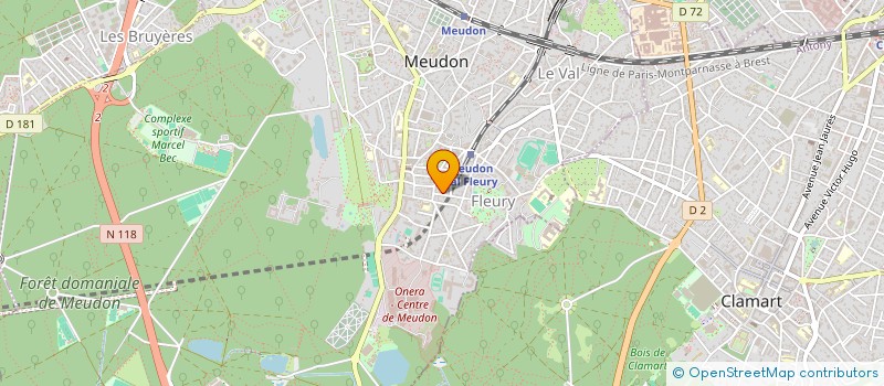 localisation de l'entreprise NANA FRANCE à MEUDON
