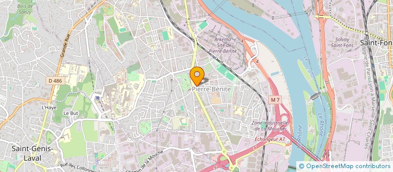 localisation de l'entreprise NANA KRU  OULLINS-PIERRE-BENITE