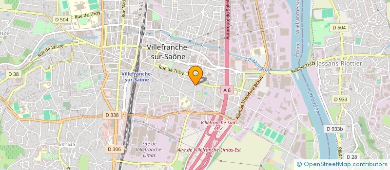 localisation de l'entreprise NANA STYLE à VILLEFRANCHE-SUR-SAONE